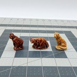 Wade Whimsies USA Red Rose Tea Series 2 Gorilla, Beaver, Tiger Set of 3